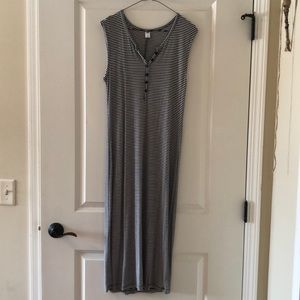 Striped maxi dress - comfy & cute